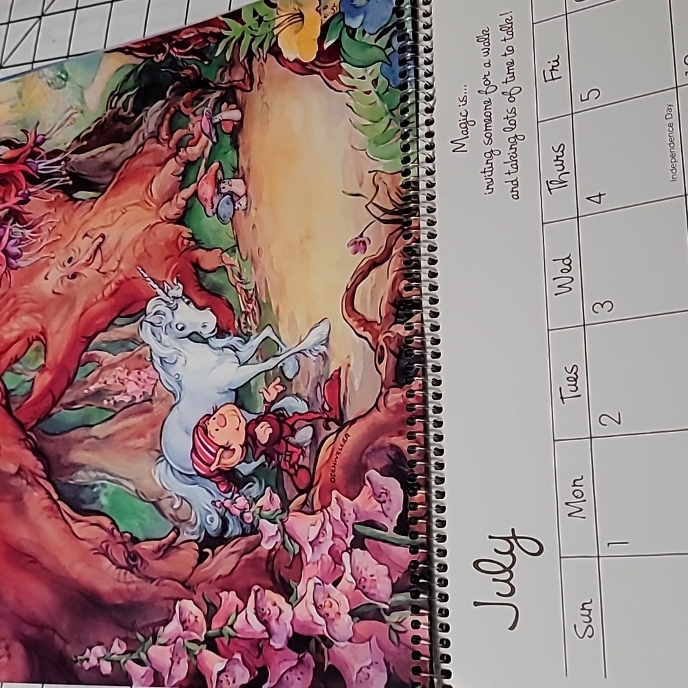 A Himself the Elf Calendar for 1985 - A Year of Magical Days, Vintage, Preloved - Picture 7 of 10